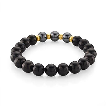 https://tjcuk.sirv.com/Products/82/2/8223573/D-joy-Shungite-Hematite-Bracelet-Size-7-5-Strechable-in-Yellow-Gold-Pl_8223573_2.jpg?w=342&h=342