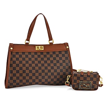 https://tjcuk.sirv.com/Products/82/2/8223721/PU-Patterned-Tote-Bag-Size-35x10x22-cm-Brown_8223721.jpg?w=342&h=342