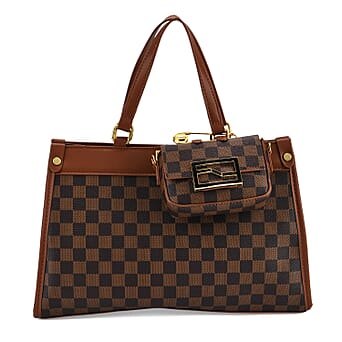 https://tjcuk.sirv.com/Products/82/2/8223721/PU-Patterned-Tote-Bag-Size-35x10x22-cm-Brown_8223721_3.jpg?w=342&h=342