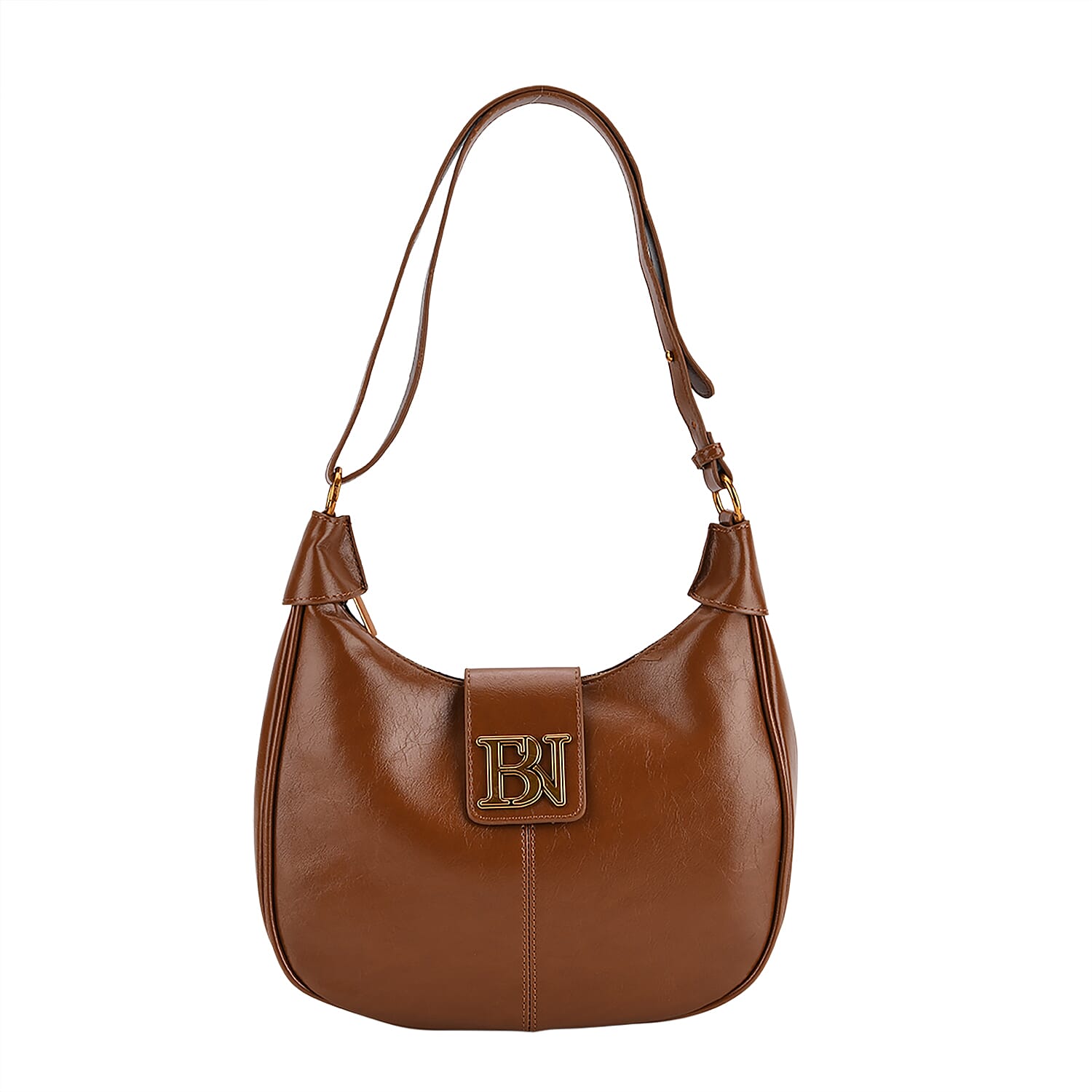 Closeout Deal - Designer Inspired - Hobo Shoulder Bag - Tan