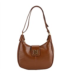Closeout Deal - Designer Inspired - Hobo Shoulder Bag - Tan
