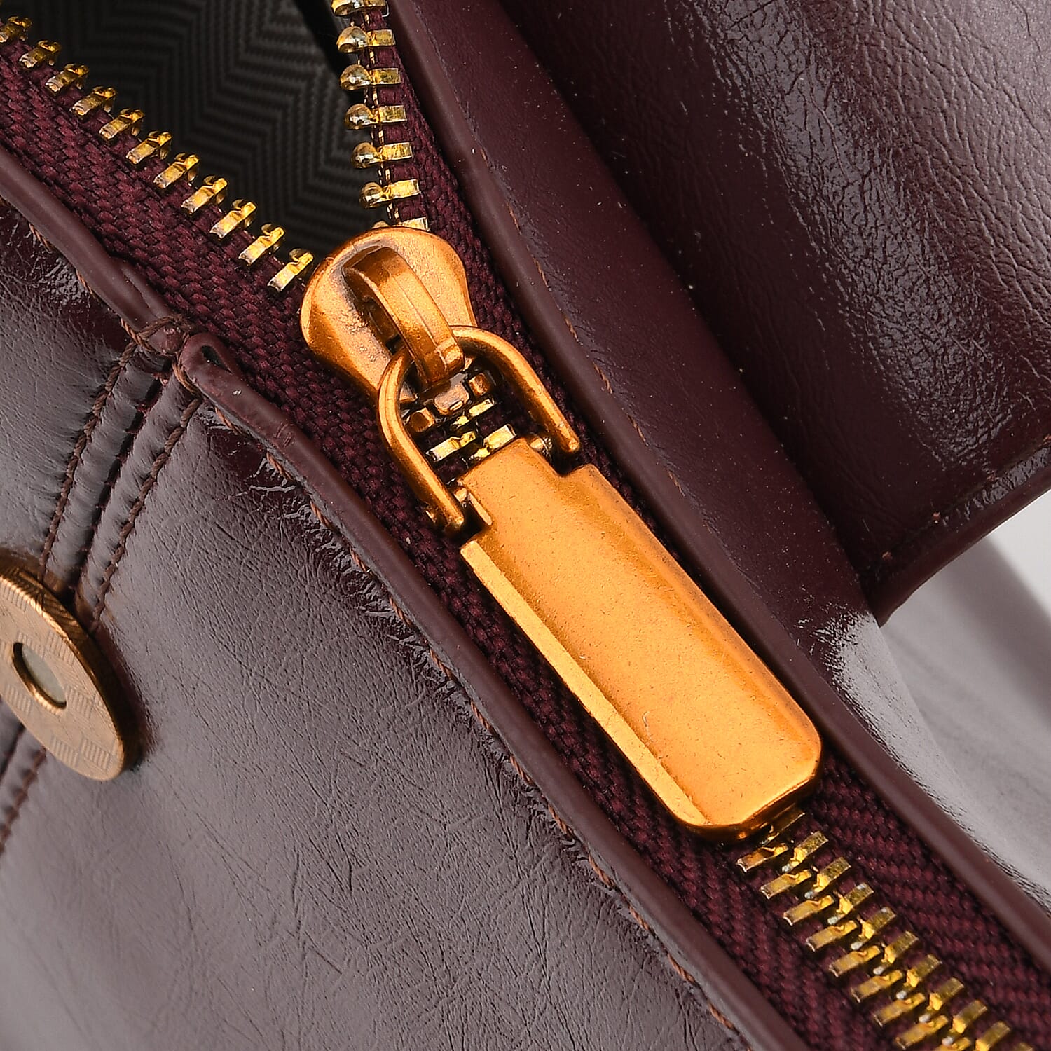 Closeout Deal - Designer Inspired -  Hobo Shoulder Bag - Burgundy