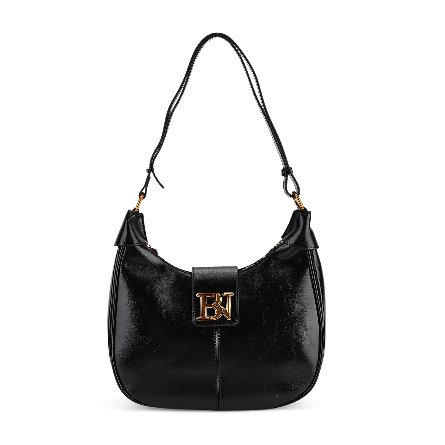 Closeout Deal - Designer Inspired -  Hobo Shoulder Bag - Black