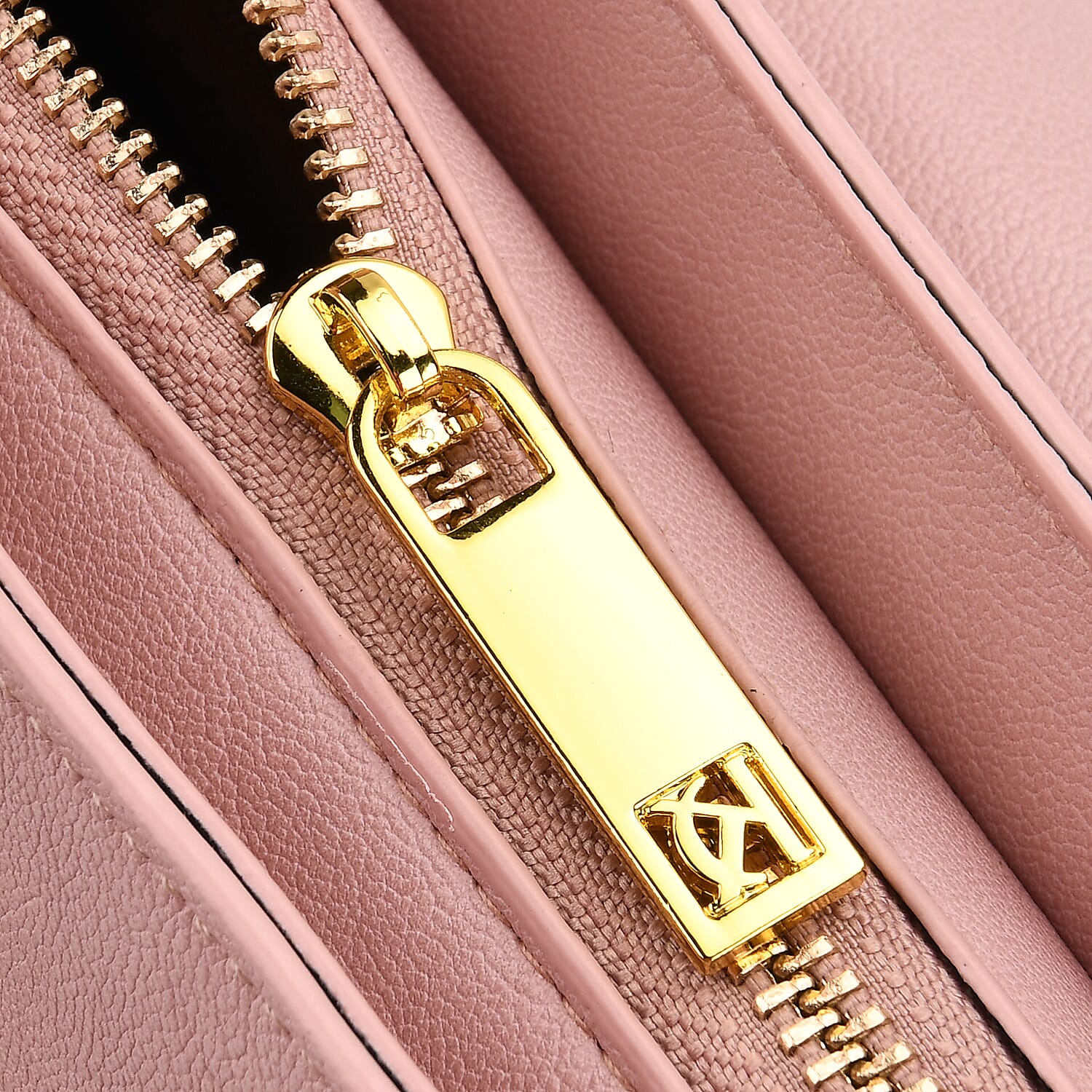 Designer Inspired Cargo Turnlock Soft Tabby Shoulder Bag - Pink