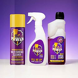 Purple Power All Purpose Cleaning Kit Value Pack (1 Super Concentrate 500ml - fills up to 50 bottles and 1 Refillable Trigger Spray Bottle) with Free Foam Bottle 500ml