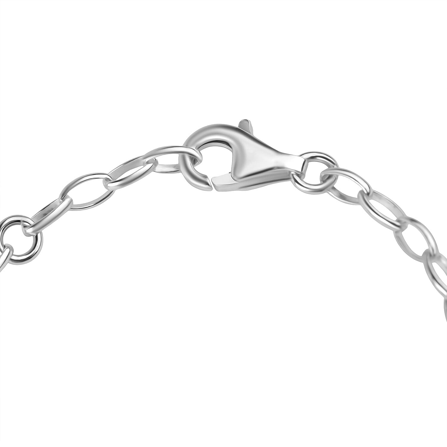 Amber Bracelet (Size - 8) Sterling Silver, Silver Wt.10 Gms  16.000  Ct.