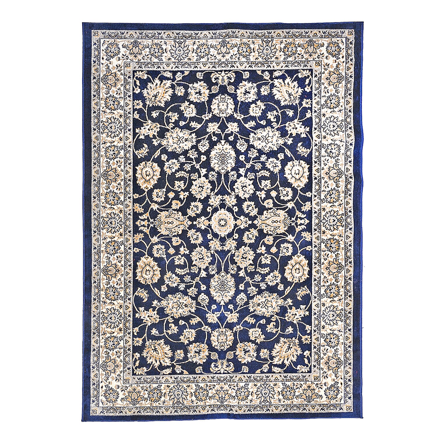 Hush-Haven-Patterned-Rug-and-Door-Mat-Size-120x1-cm-Blue