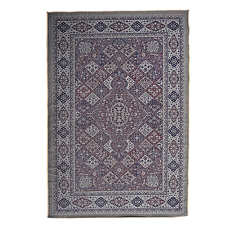 Hush Haven Traditional Pattern Pile Rug (180x120 Cm) - Red