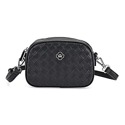 BIG  - Genuine leather Crossbody Bag  - Brown