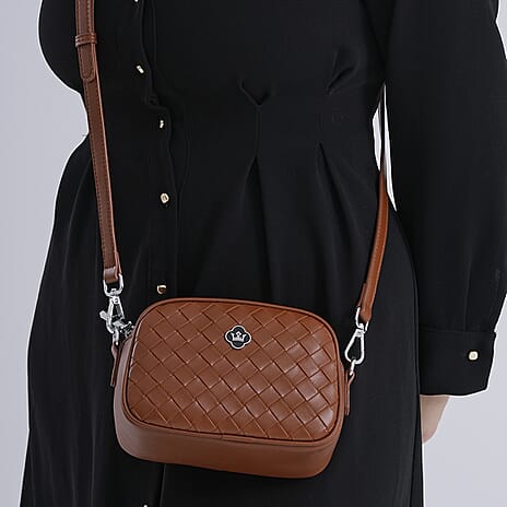 BIG BLACK FRIDAY DEAL - Genuine leather Crossbody Bag  - Brown