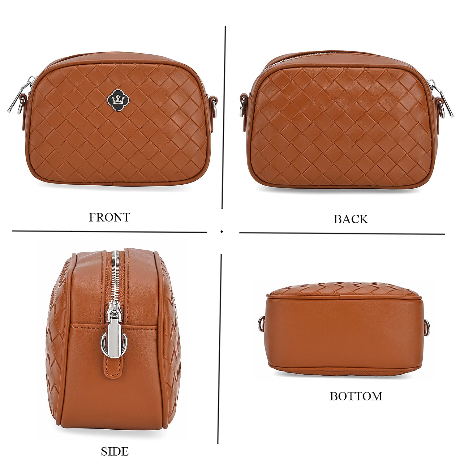 BIG BLACK FRIDAY DEAL - Genuine leather Crossbody Bag  - Brown