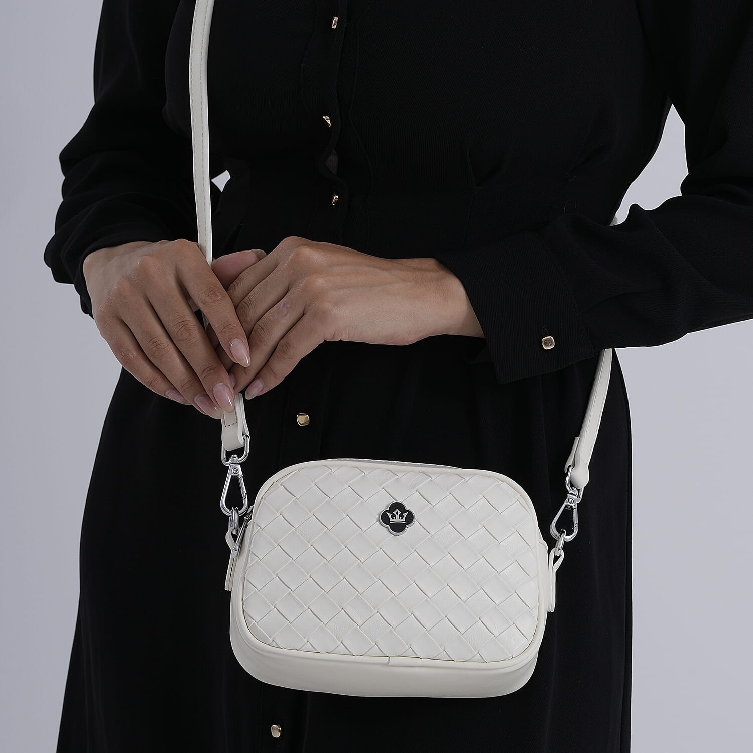 BIG BLACK FRIDAY DEAL - Genuine leather Crossbody Bag  - White
