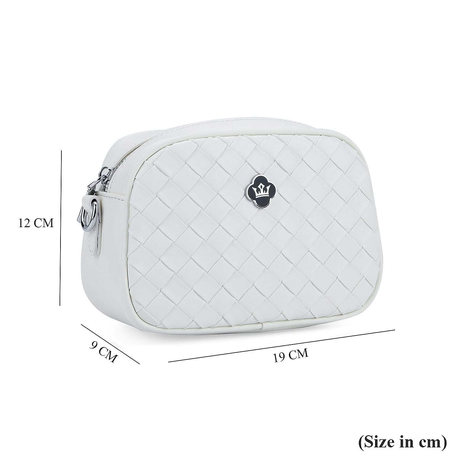 BIG BLACK FRIDAY DEAL - Genuine leather Crossbody Bag  - White