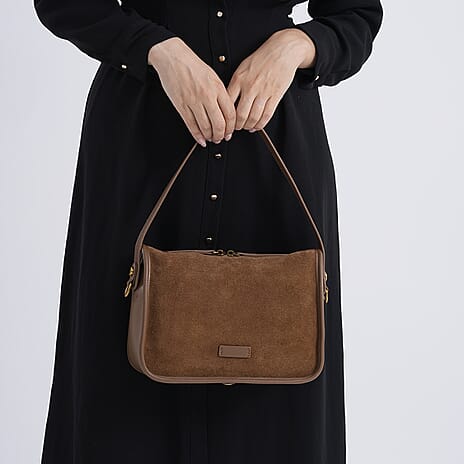 Crossbody Bag (Size - One Size) - Brown & Black