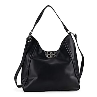 https://tjcuk.sirv.com/Products/82/2/8224326/Leatherette-Hobo-Bag-with-Adjustable-Shoulder-Strap-Black_8224326.jpg?w=342&h=342