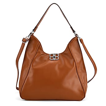 https://tjcuk.sirv.com/Products/82/2/8224328/Leatherette-Hobo-Bag-with-Adjustable-Shoulder-Strap-Tan_8224328.jpg?w=342&h=342