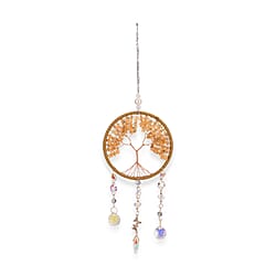 LIVMORE Lapis Lazuli Tree of Life Wall Hanging Ornament (38 cm) - Blue