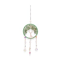 LIVMORE Lapis Lazuli Tree of Life Wall Hanging Ornament (38 cm) - Blue