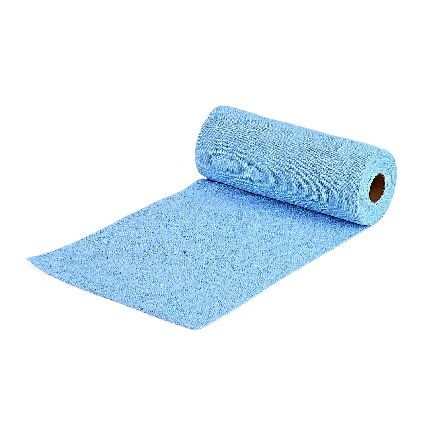 LIVMORE Reusable Tear Away Microfiber Towel Roll (30 x 30cm) - Lake Blue