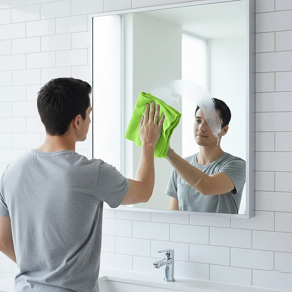 LIVMORE Reusable Tear Away Microfiber Towel Roll (30 x 30cm) - Green