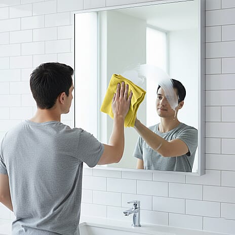 LIVMORE Reusable Tear Away Microfiber Towel Roll (30 x 30cm) - Yellow