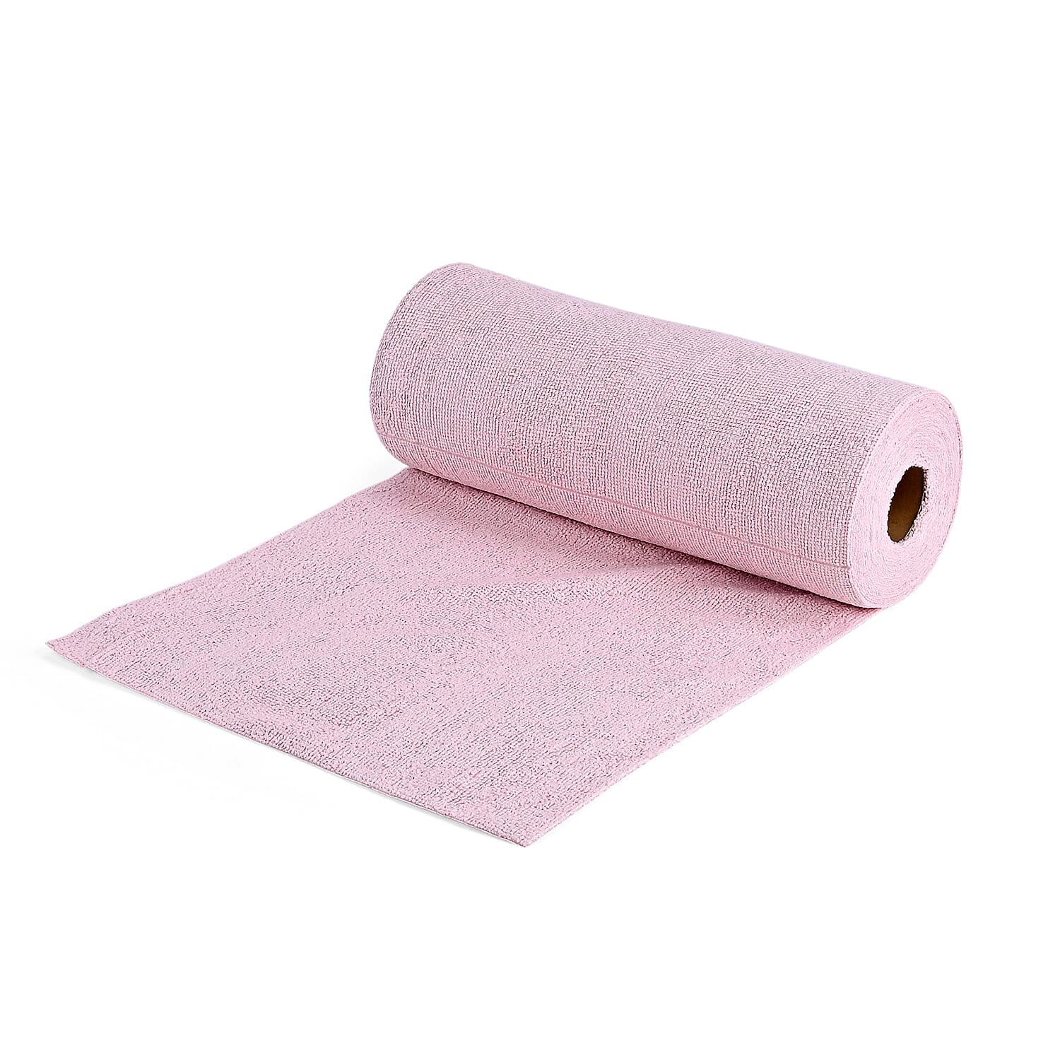 LIVMORE Reusable Tear Away Microfiber Towel Roll (30 x 30cm) - Pink