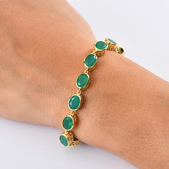 https://tjcuk.sirv.com/Products/82/2/8224518/EverTrue-Green-Onyx-Linking-Bracelet-Size-7-5-with-Lobster-Clasp-in-Ye_8224518_2.jpg?w=342&h=342