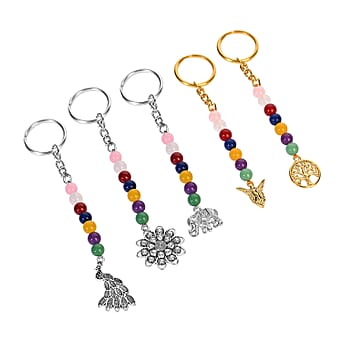 https://tjcuk.sirv.com/Products/82/2/8224570/LIVMORE-Set-of-5-Gemstone-Seven-Chakra-Key-Chains-with-Charms_8224570_3.jpg?w=342&h=342