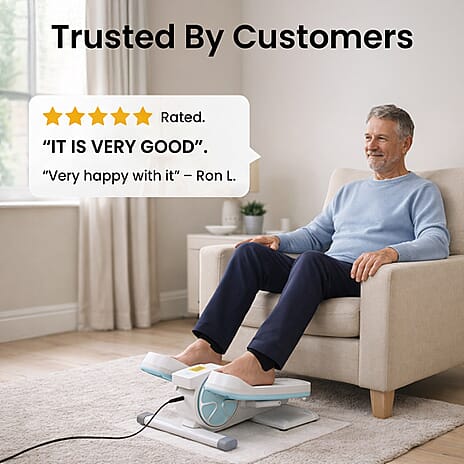 Bliss - Beyond Motorised Electric Stepping Machine for Physical Therapy - Low-Impact Fitness - White