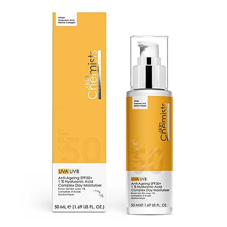 ALL IN ONE SKINCARE skinChemists- Anti-Ageing SPF50 1% Hyaluronic Acid Day Moisturiser