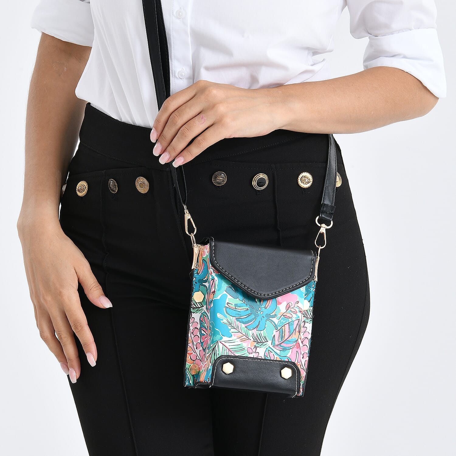 Crossbody Bag (Size - One Size) - Teal & Teal