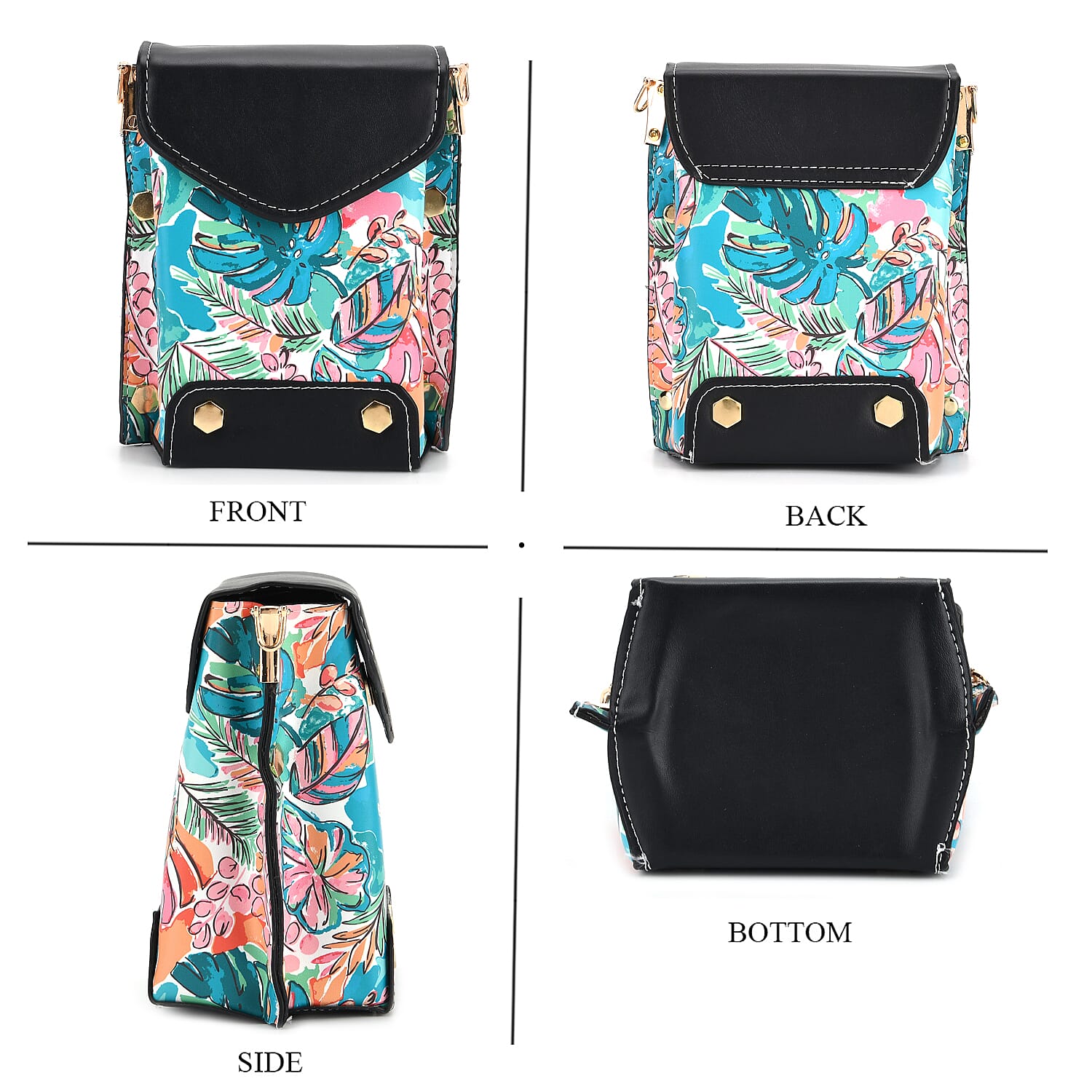 Crossbody Bag (Size - One Size) - Teal & Teal