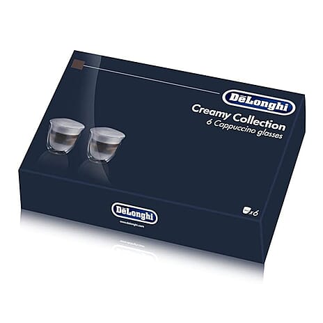 Delonghi Coffee Creamy Collection 6 Cappuccino Glasses