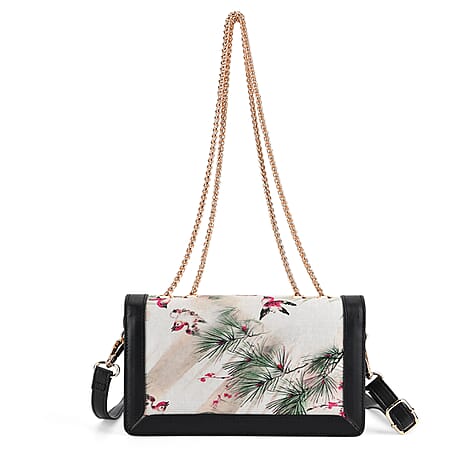 Crossbody Bag (Size - One Size) - White Purple & Multicolor