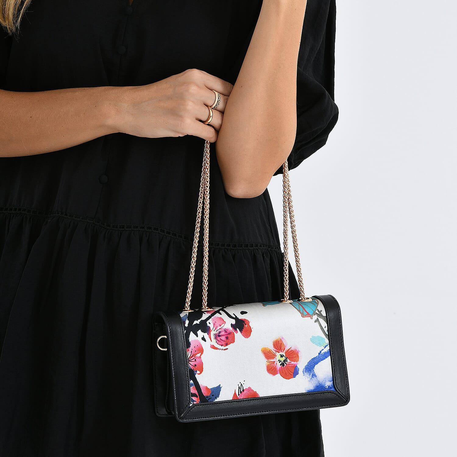 Crossbody Bag (Size - One Size) - White Multi & Multicolor