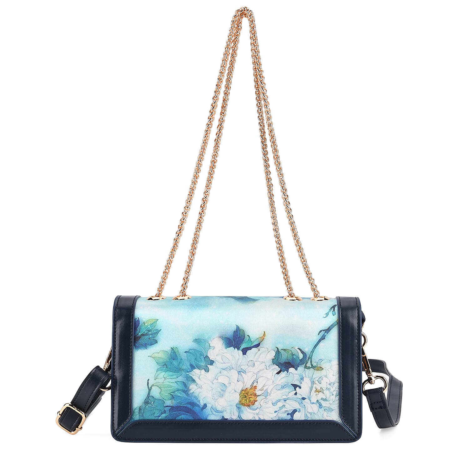 Crossbody Bag (Size - One Size) - Light Blue & Multicolor