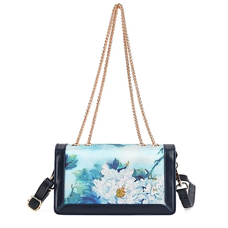 Crossbody Bag (Size - One Size) - Light Blue & Multicolor