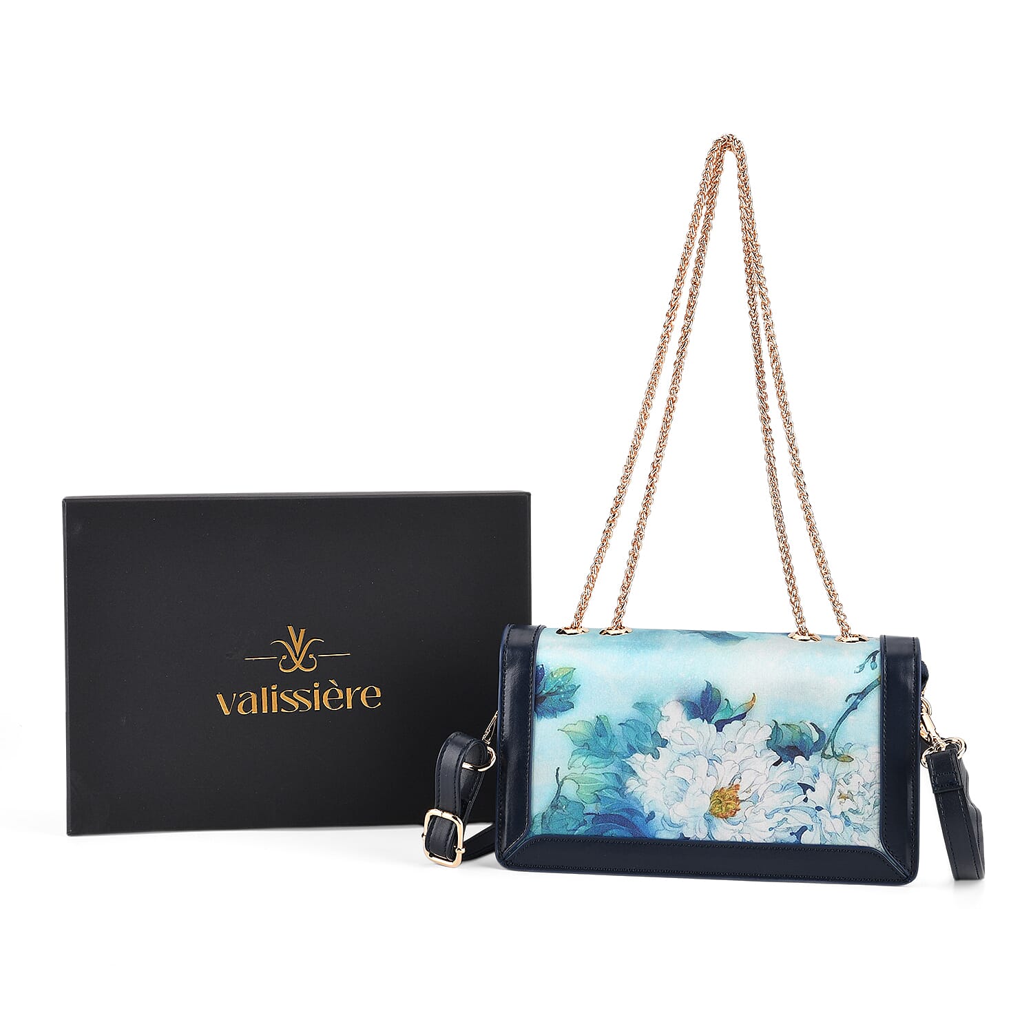 Crossbody Bag (Size - One Size) - Light Blue & Multicolor