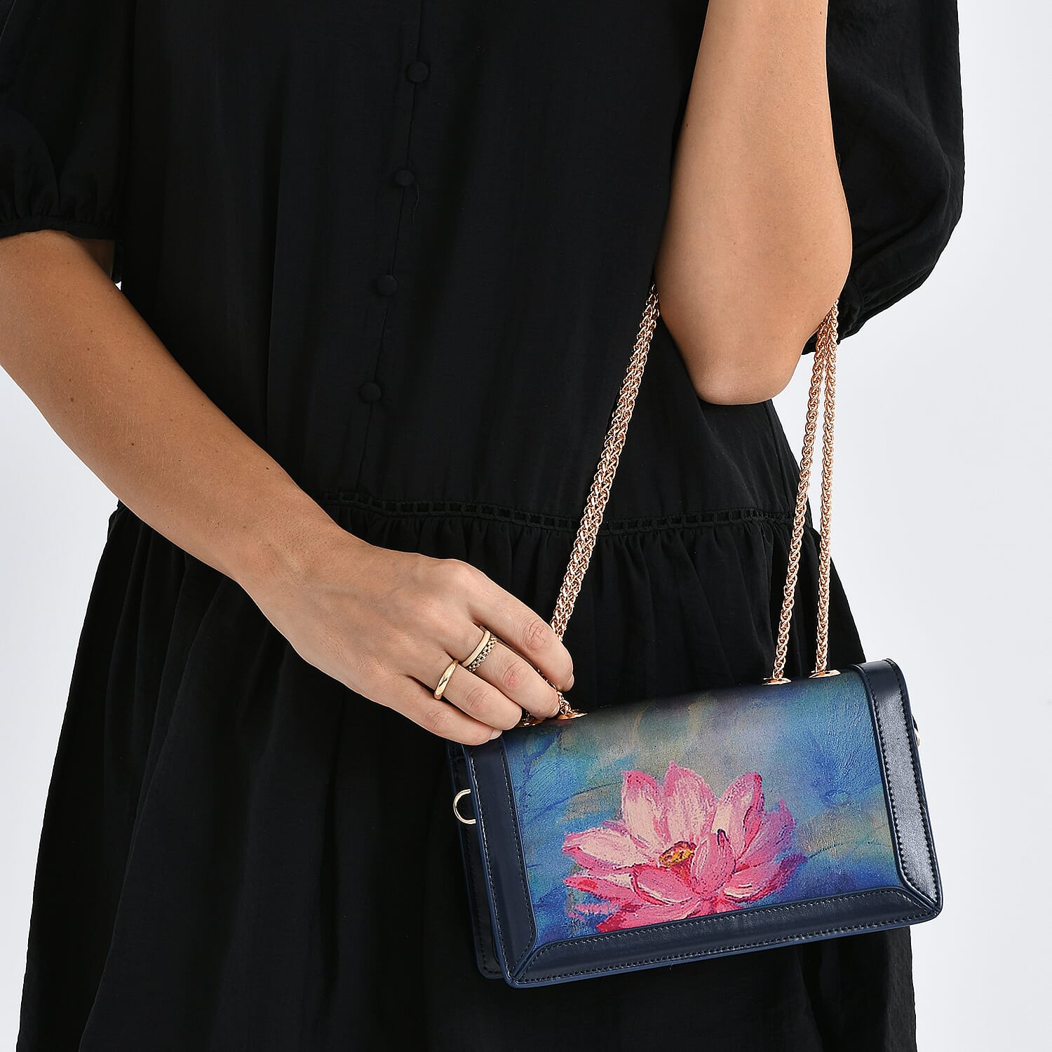 Crossbody Bag (Size - One Size) - Blue Pink & Multicolor