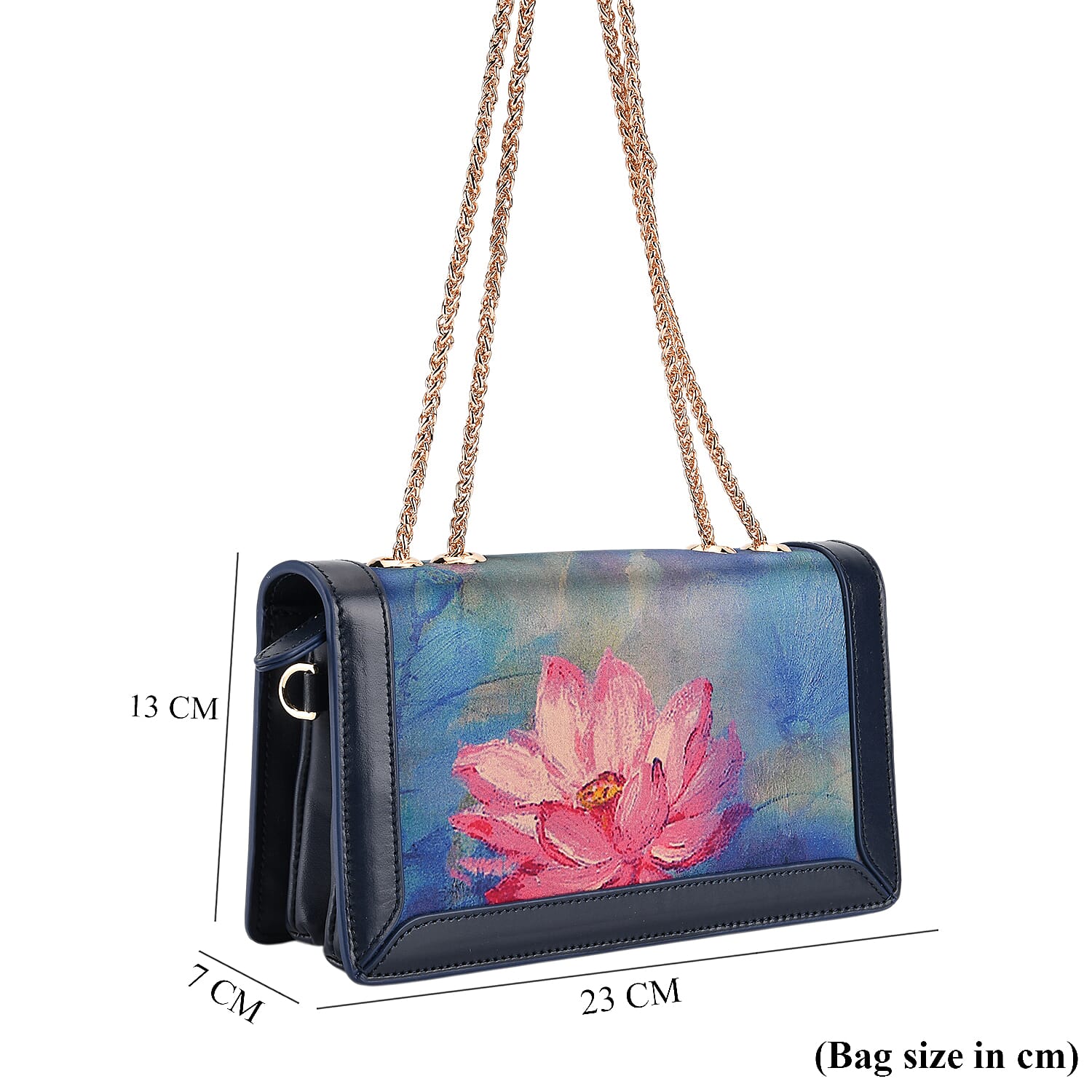 Crossbody Bag (Size - One Size) - Blue Pink & Multicolor
