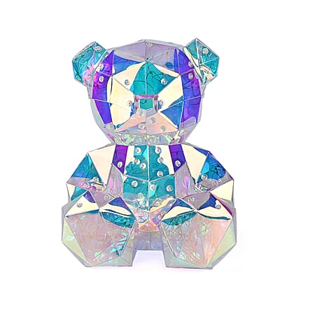CLOSEOUT OFFER - Rainbow LED Light Up Crystal Effect Teddy Bear - Multicolor CLOSEOUT OFFER - Rainbow LED Light Up Crystal Effect Teddy Bear - Multicolor