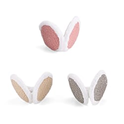 Set of 3 Ear-Pads (40 x 13 cm) - Black, Navy & Brown