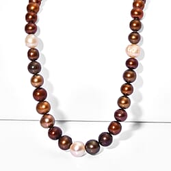 EverTrue - Fresh Water Pearl & Pink Fresh Water Pearl Beads Necklace (Size - 18-2 Ext) 75.00 Ct.