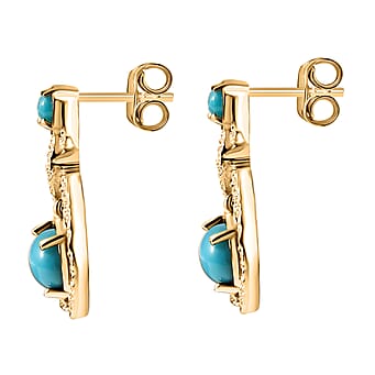 https://tjcuk.sirv.com/Products/82/2/8225468/D-joy-Sleeping-Beauty-Turquoise-Dangling-Earring-with-Push-Back-in-Yel_8225468_3.jpg?w=342&h=342