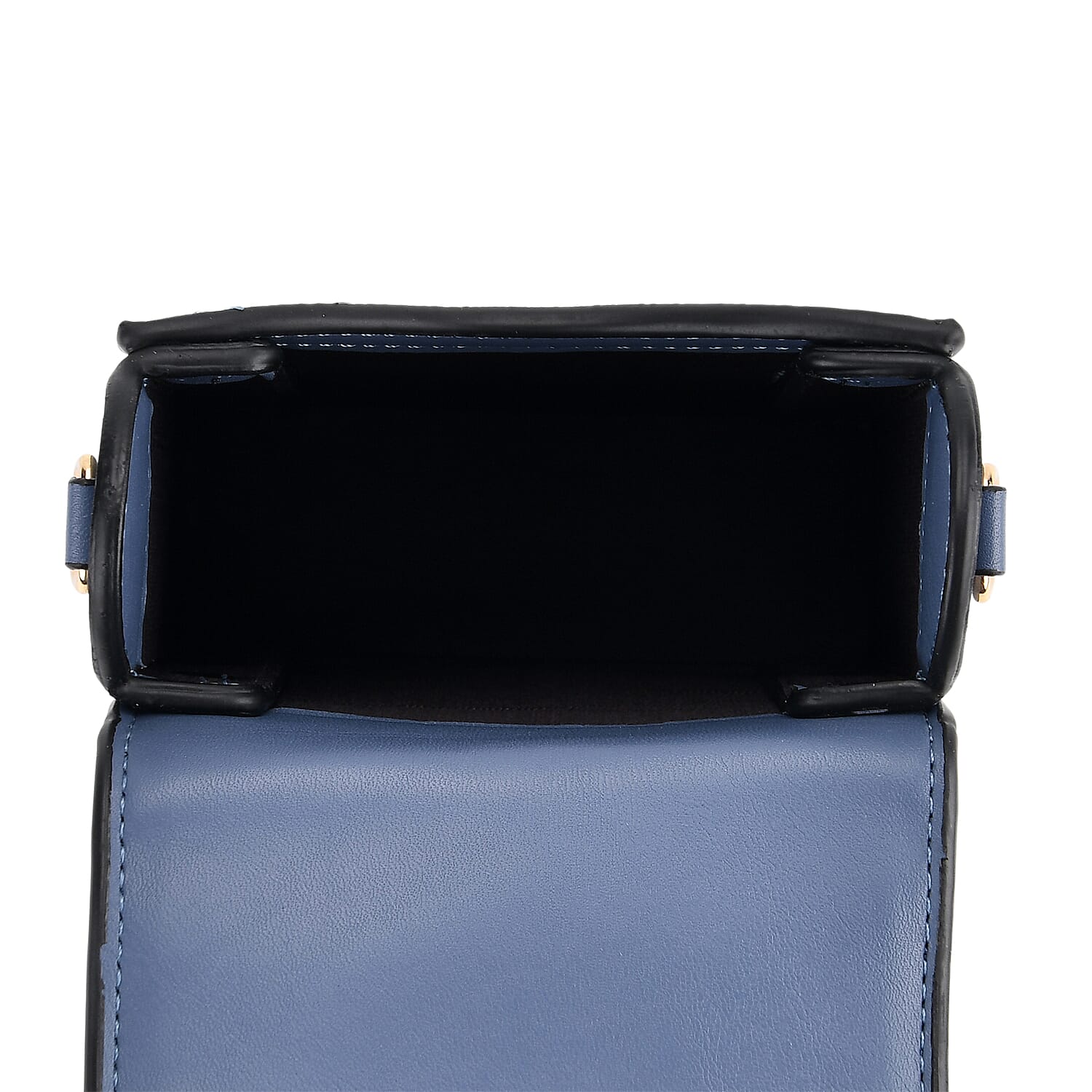 Floral Print Wallet Style Sling Bag - Navy