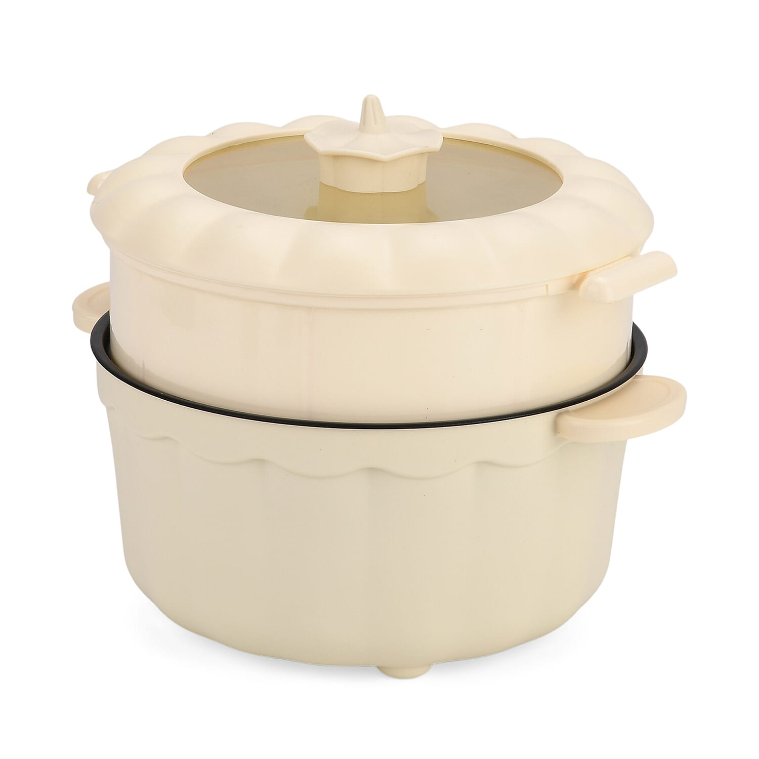 KITCHEN GADGET OF THE YEAR - Bliss - Beyond Electric Hot Pot, Frying, Stewing, And Stir-Fry Functions, Adjustable Temperature (2.5 Liters) - Beige