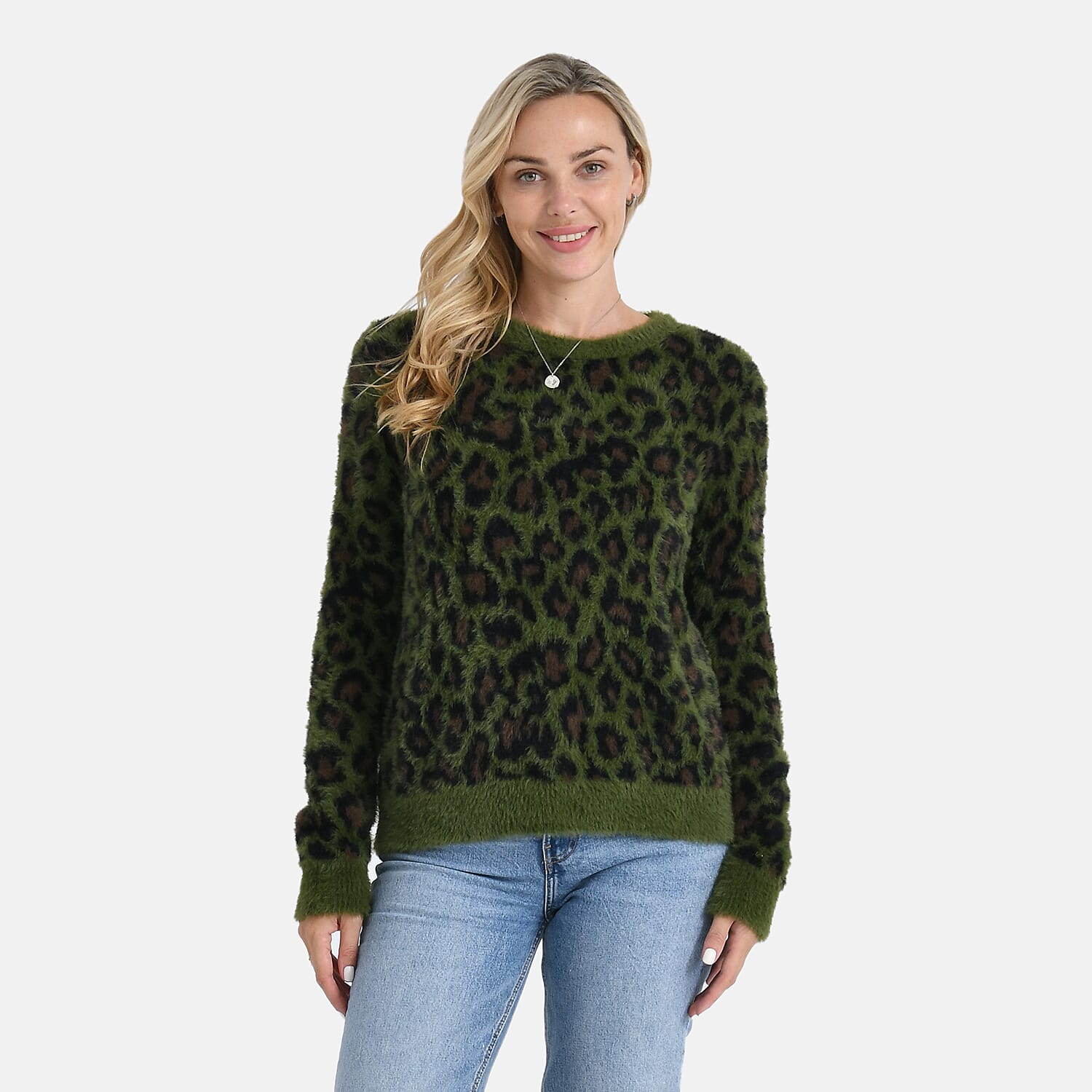 La Marey Leopard Print Jumper 