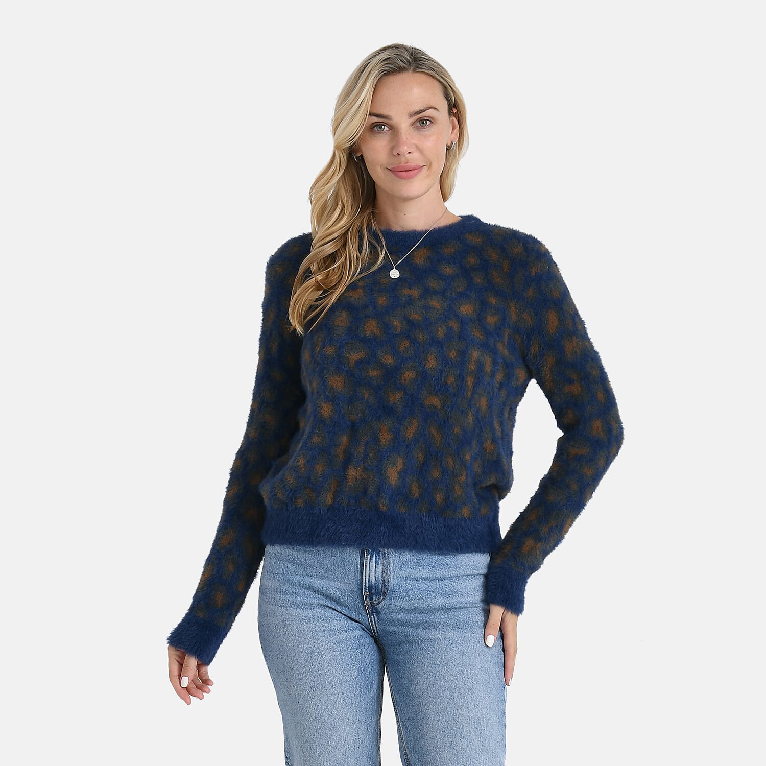 La Marey Leopard Print Jumper 