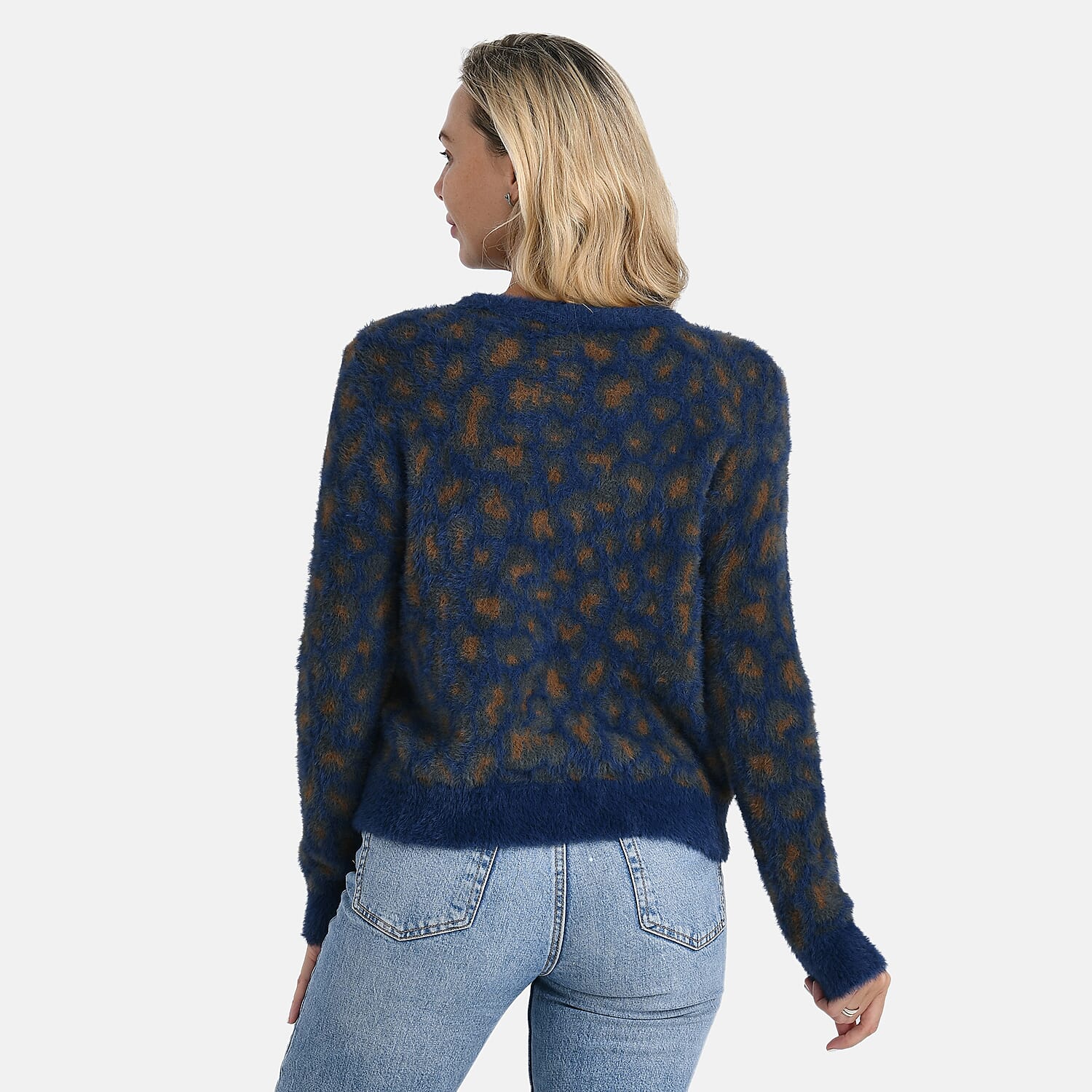 La Marey Leopard Print Jumper 