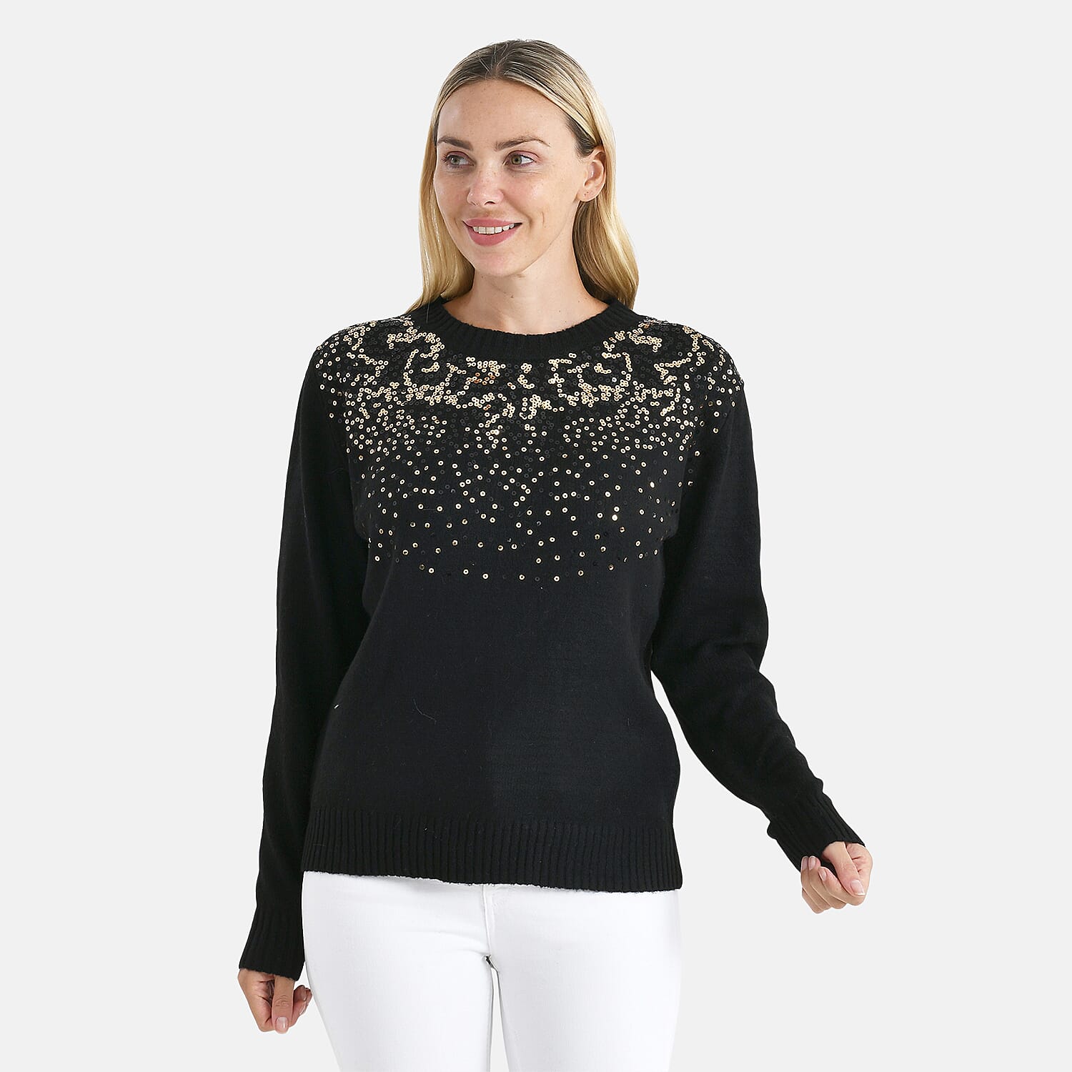 La Marey Sequined Jumper 